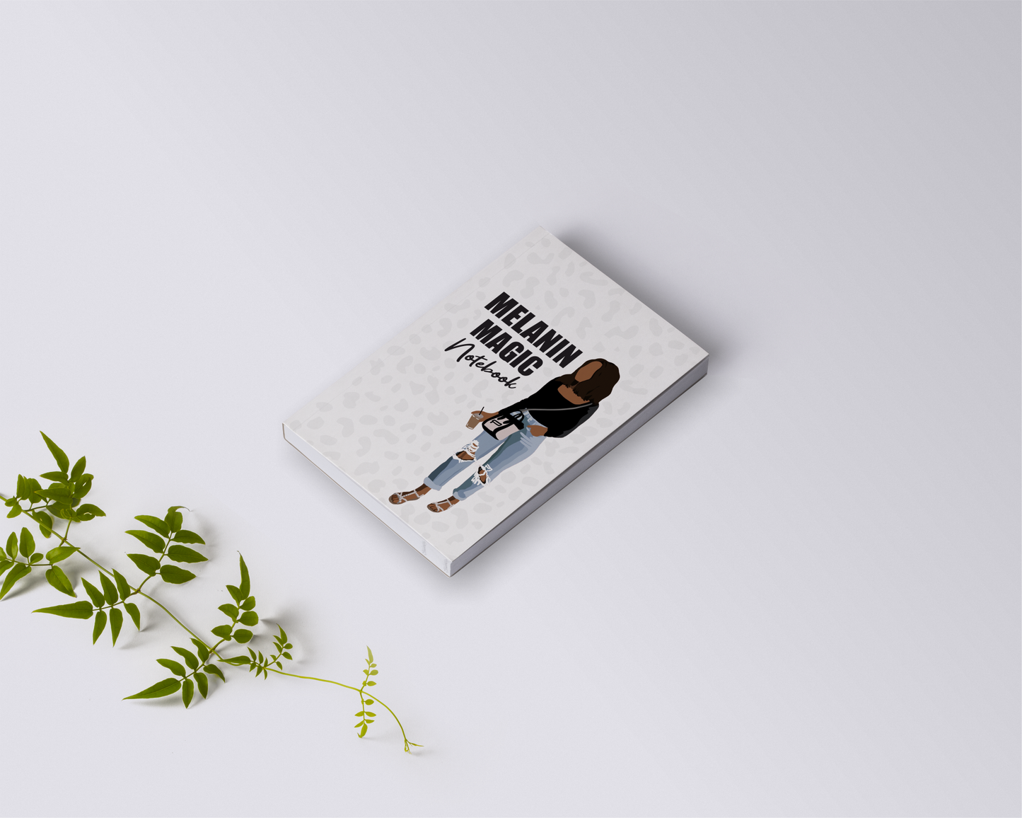 White Melanin Magic Notebook