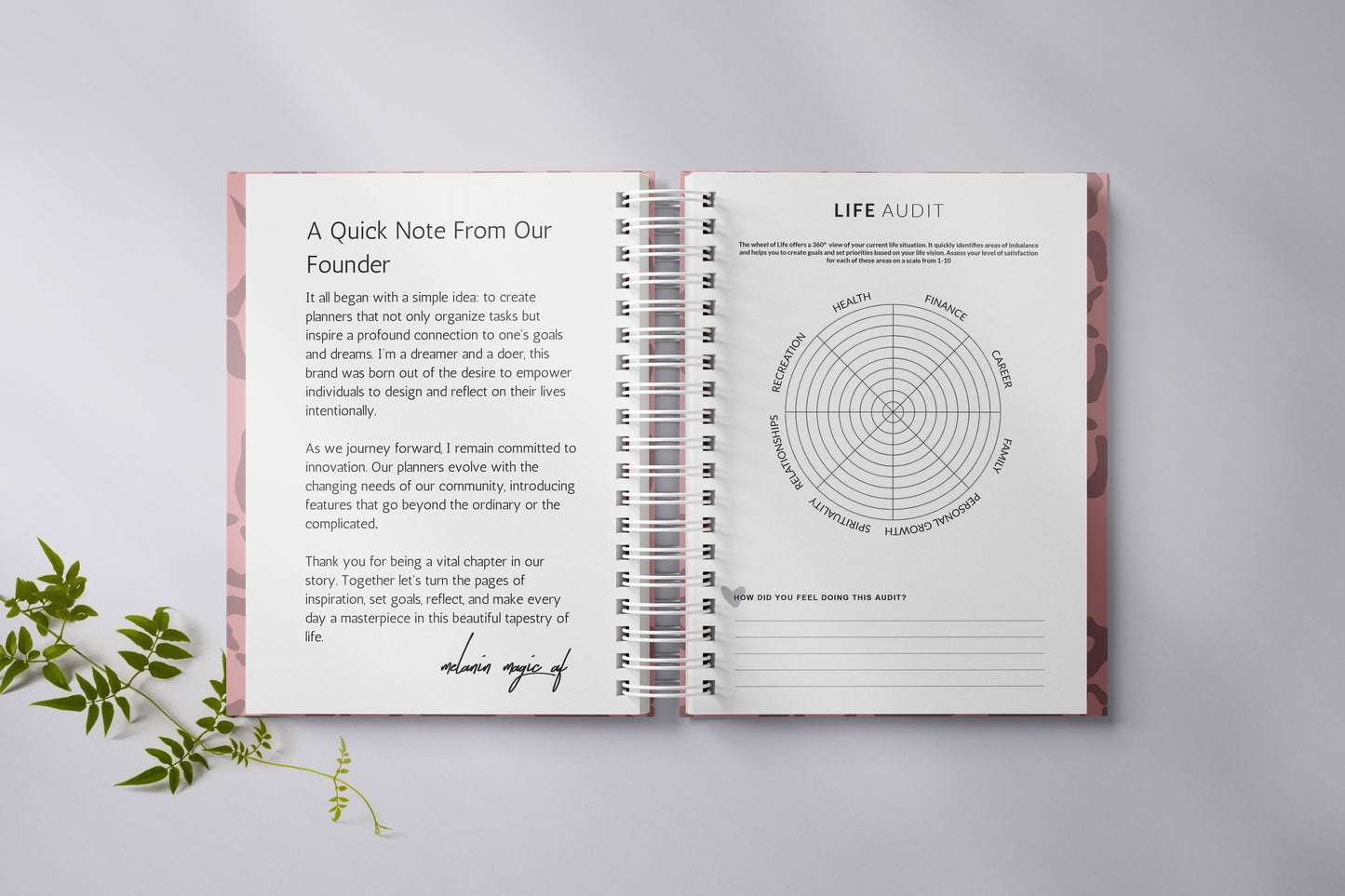 Fuck You Thought Undated Planner + Free Gold Pen & Gold Paper Clips [PREORDER Ship Date 12/09]