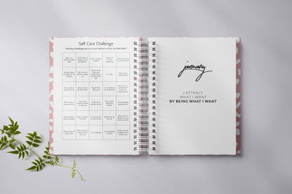 Pink Boujee AF Undated Planner + Free Gold Pen & Gold Paper Clips [PREORDER Ship Date 12/09]